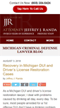 Mobile Screenshot of michigancriminaldefenselawyerblog.com